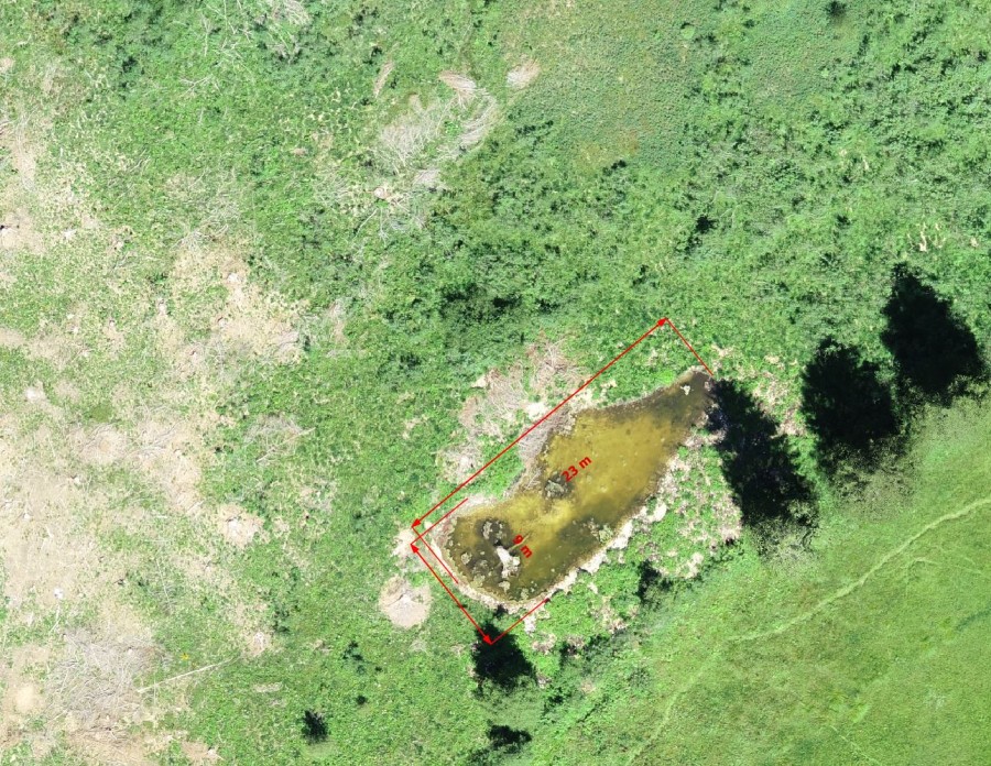Anlage eines Teiches. Foto: Zimmermann P. Anlage eines Teiches. Foto: Zimmermann P.